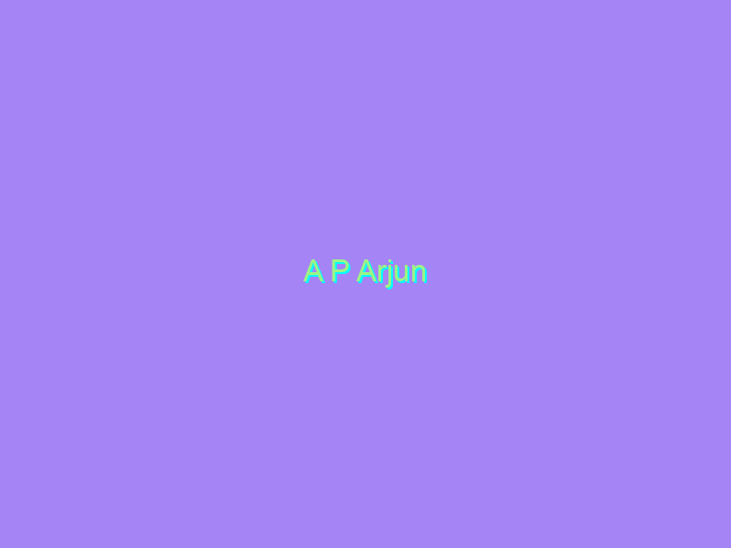 A P Arjun