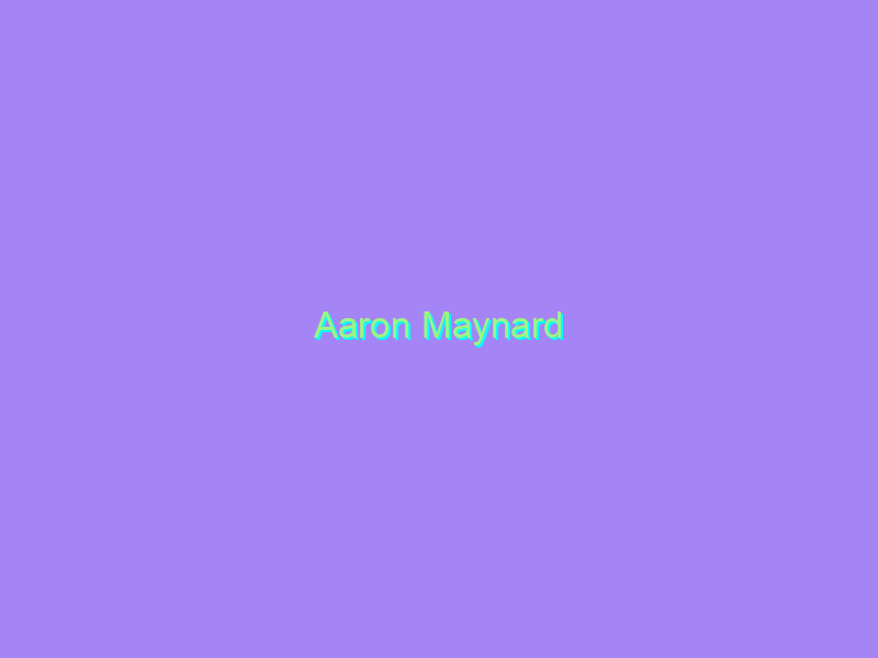 Aaron Maynard