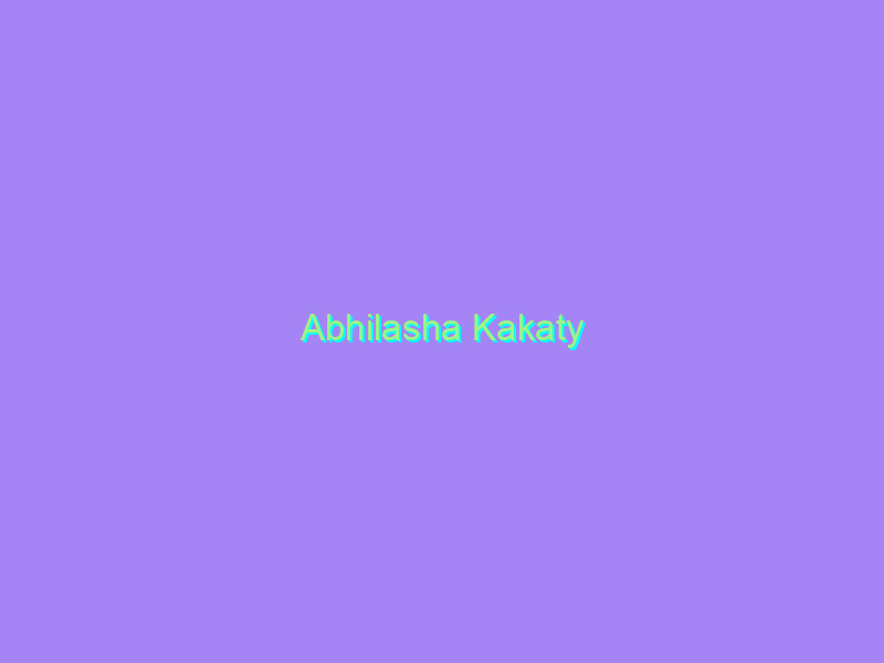 Abhilasha Kakaty