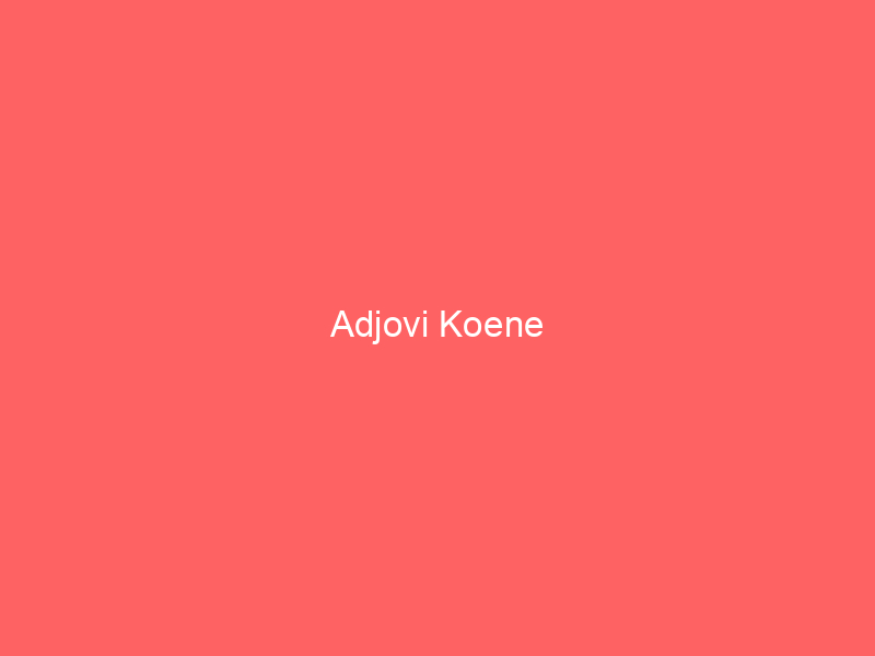 Adjovi Koene