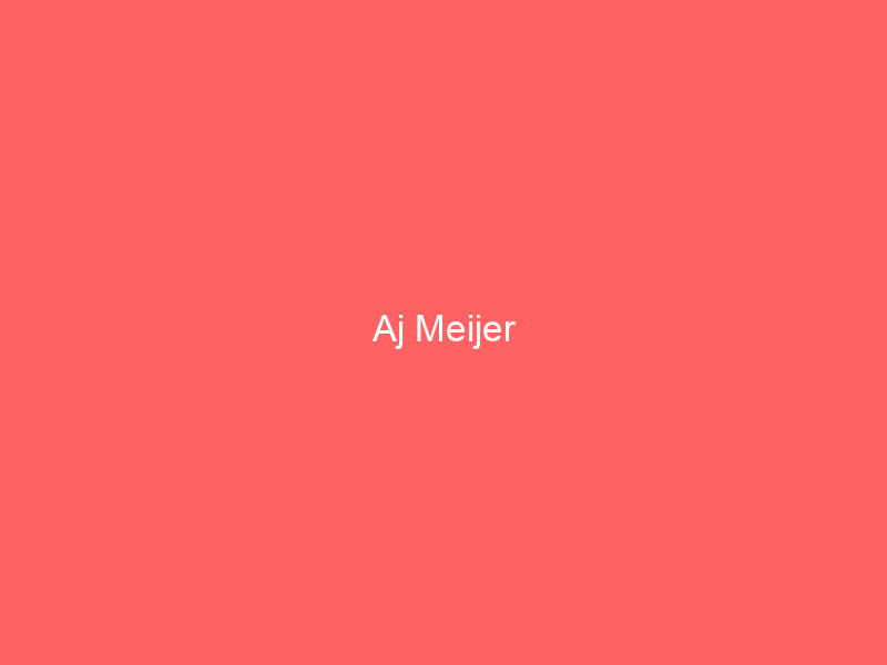 Aj Meijer