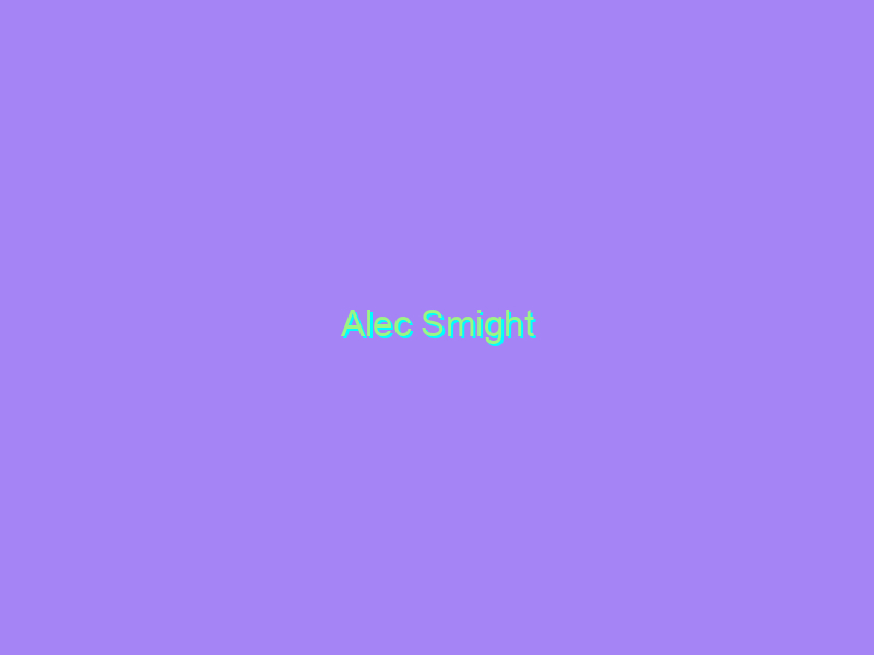 Alec Smight