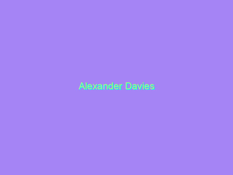 Alexander Davies
