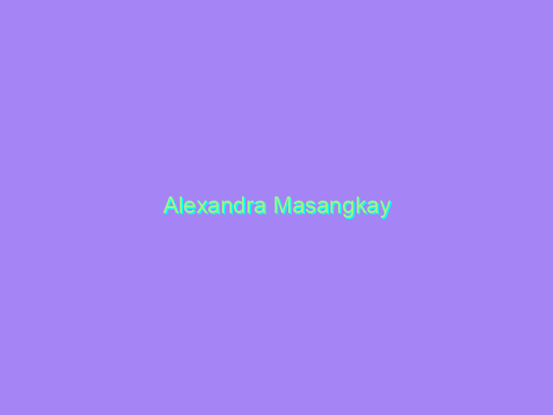 Alexandra Masangkay