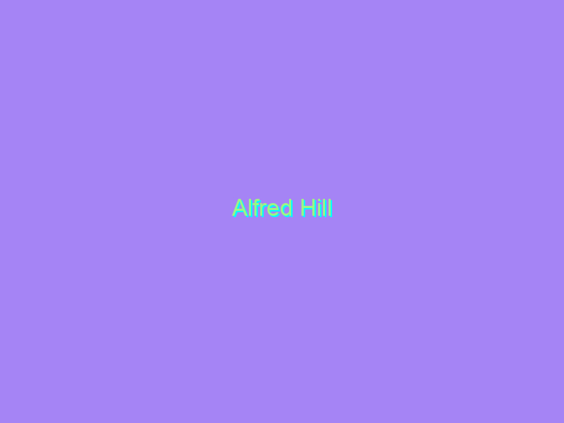 Alfred Hill