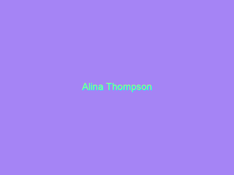 Alina Thompson