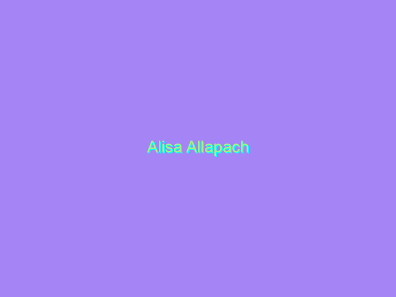 Alisa Allapach