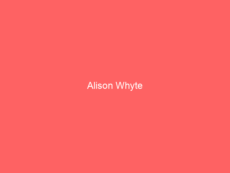 Alison Whyte
