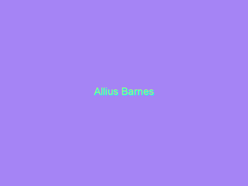 Allius Barnes