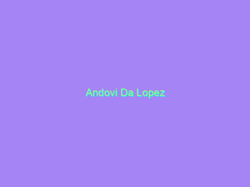 Andovi Da Lopez