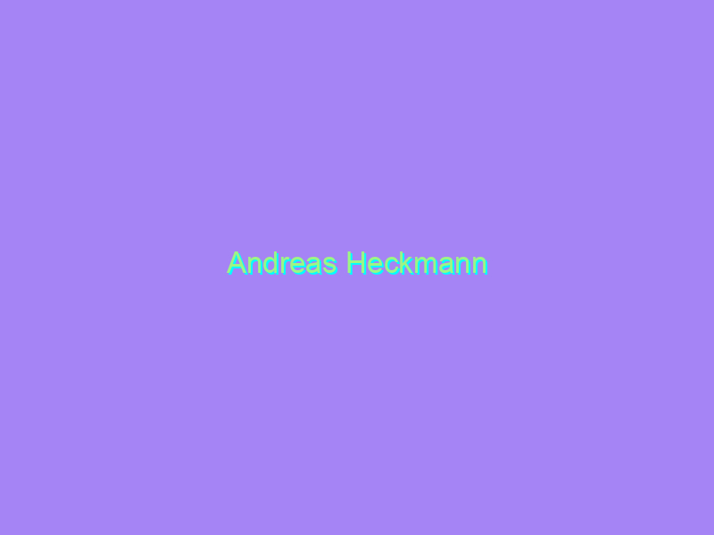 Andreas Heckmann