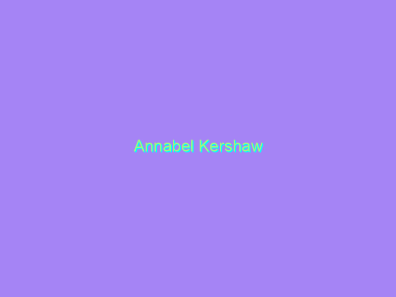Annabel Kershaw