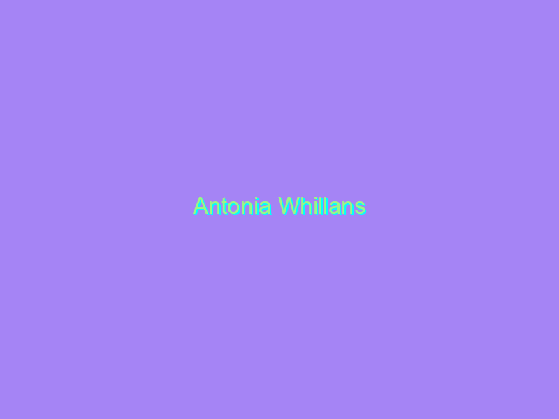 Antonia Whillans