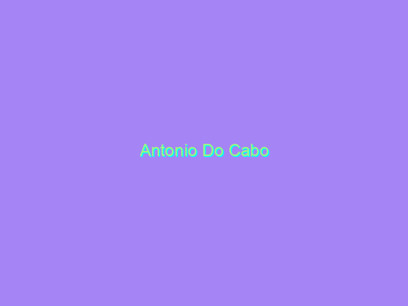 Antonio Do Cabo