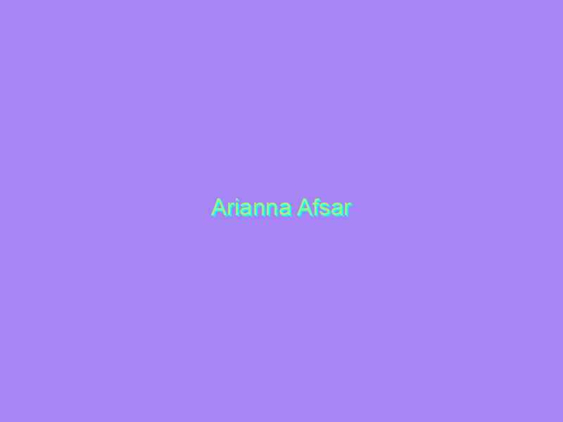 Arianna Afsar