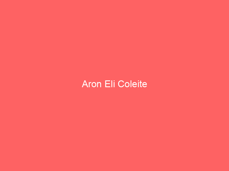 Aron Eli Coleite