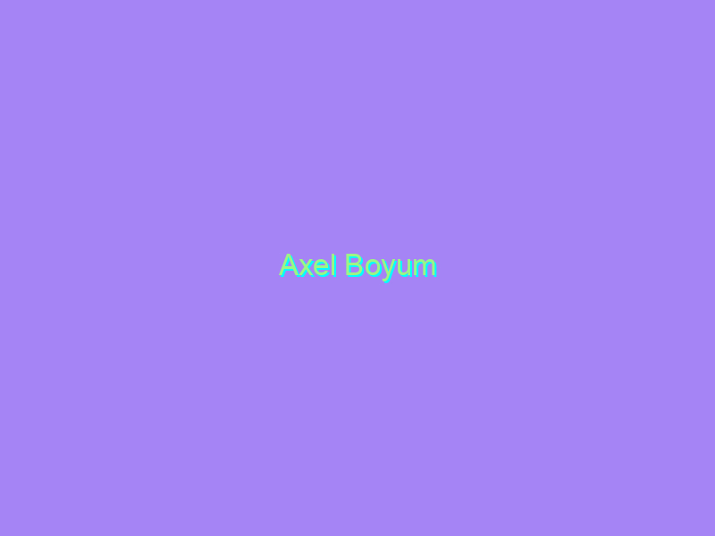 Axel Boyum