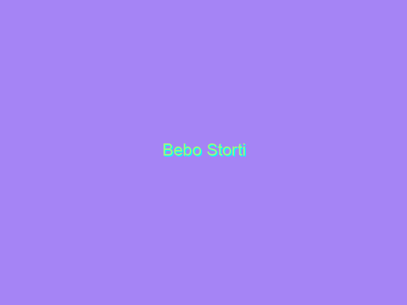 Bebo Storti