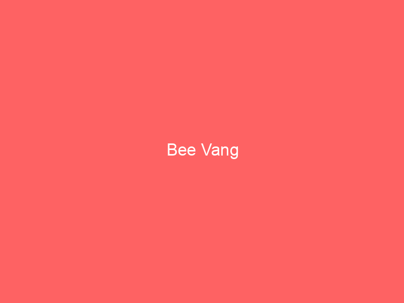 Bee Vang
