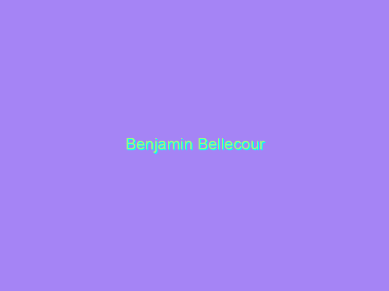 Benjamin Bellecour