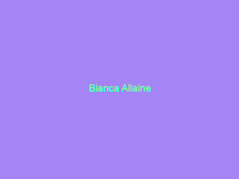Bianca Allaine
