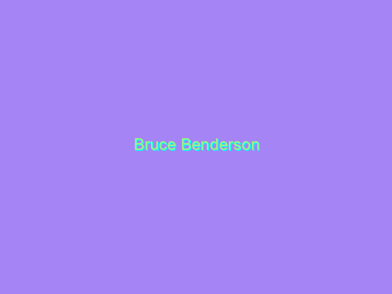 Bruce Benderson