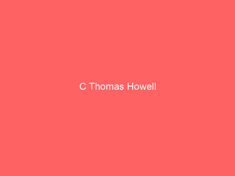 C Thomas Howell