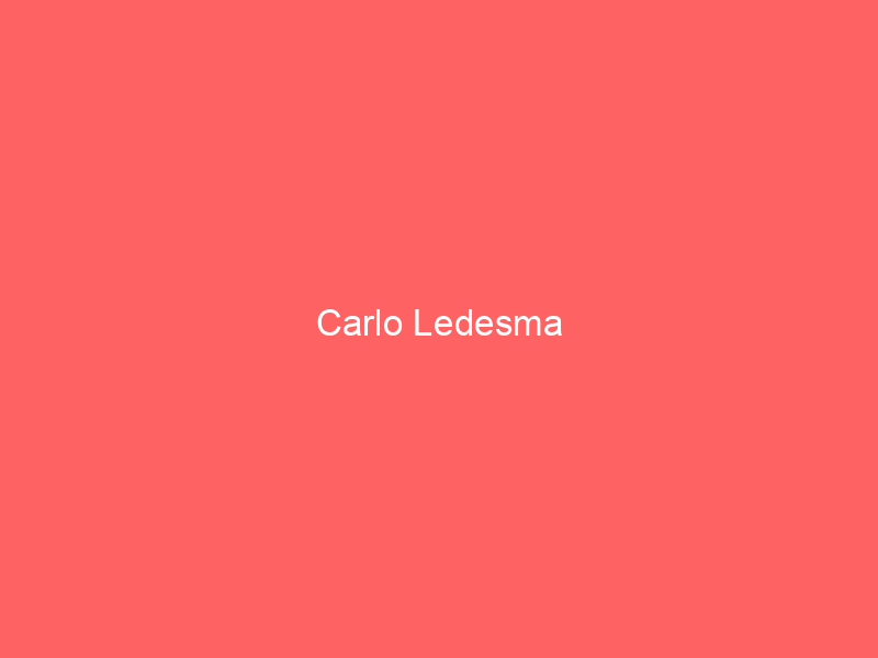 Carlo Ledesma
