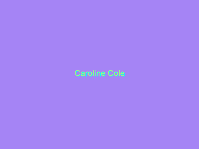 Caroline Cole