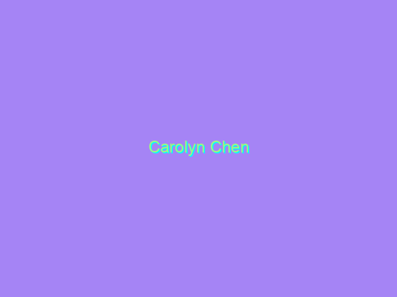 Carolyn Chen
