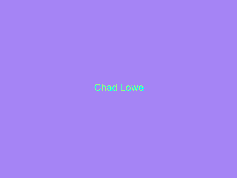 Chad Lowe