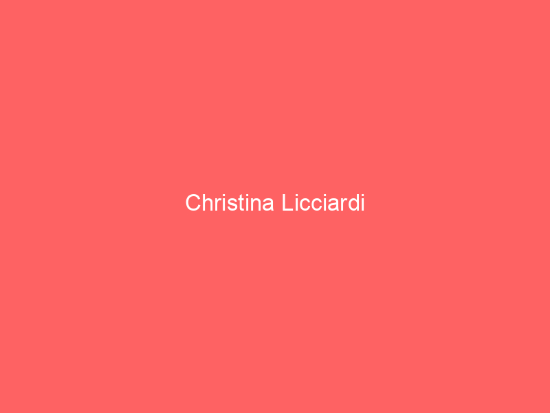 Christina Licciardi