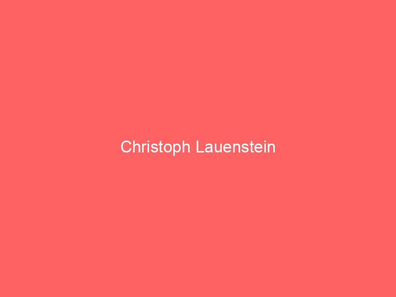 Christoph Lauenstein