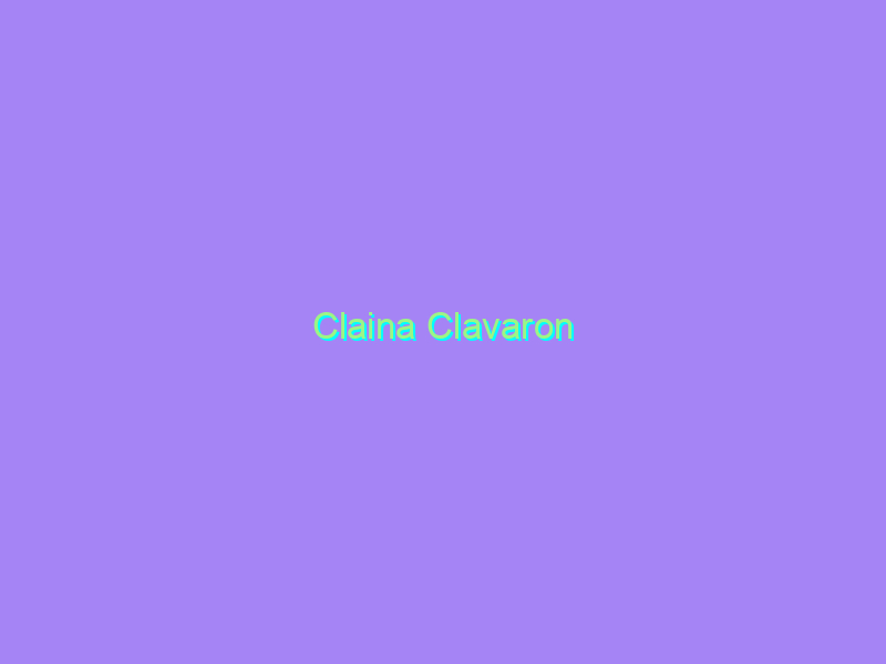 Claina Clavaron