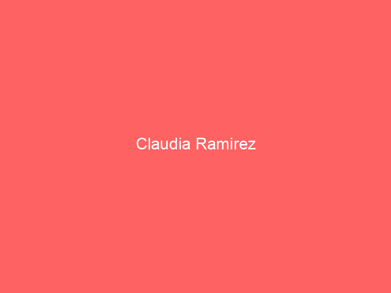 Claudia Ramirez