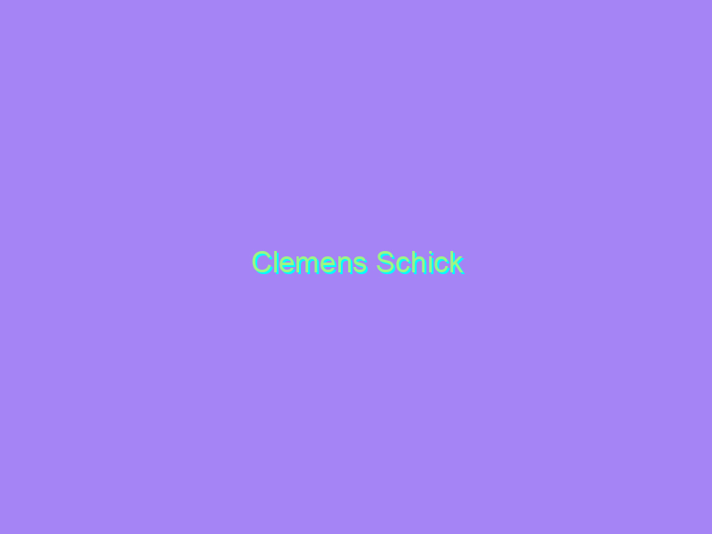 Clemens Schick