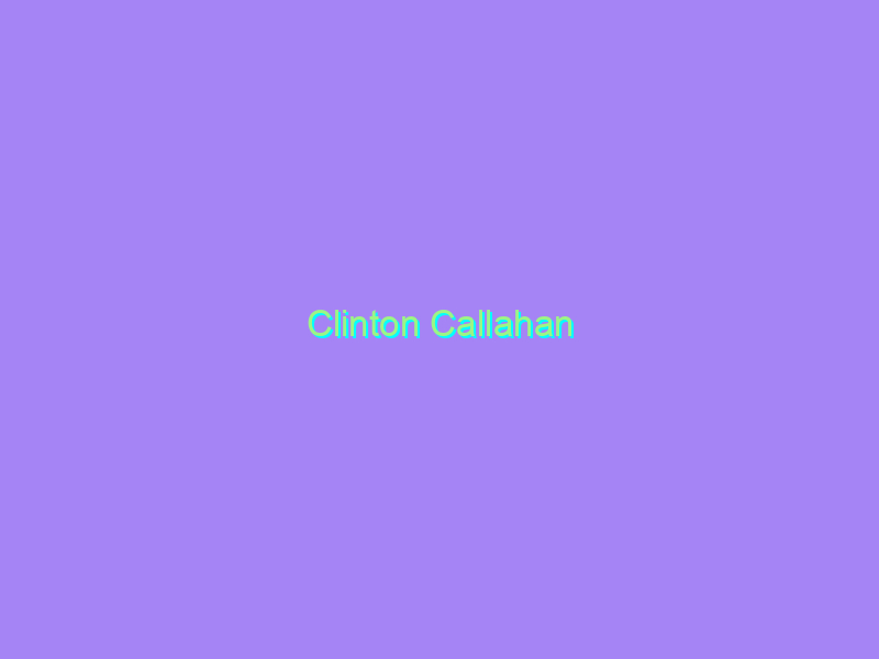 Clinton Callahan