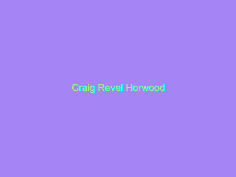 Craig Revel Horwood