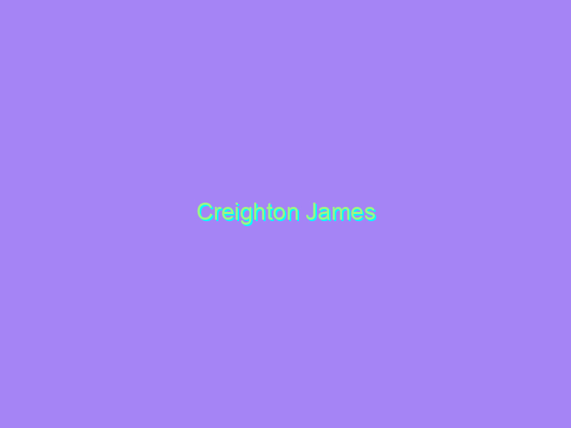 Creighton James