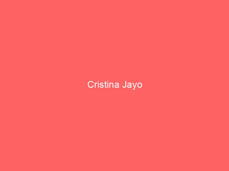 Cristina Jayo