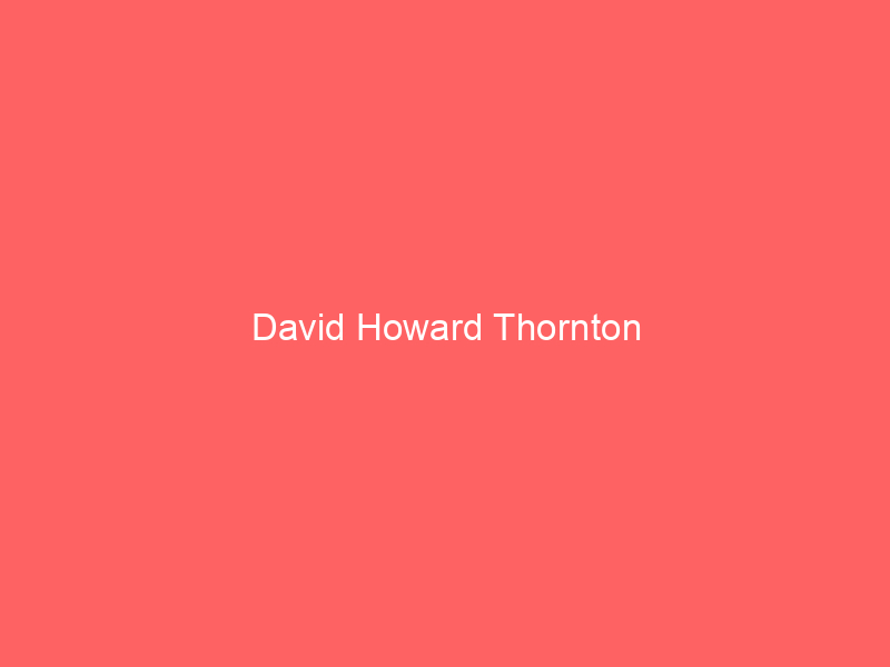 David Howard Thornton