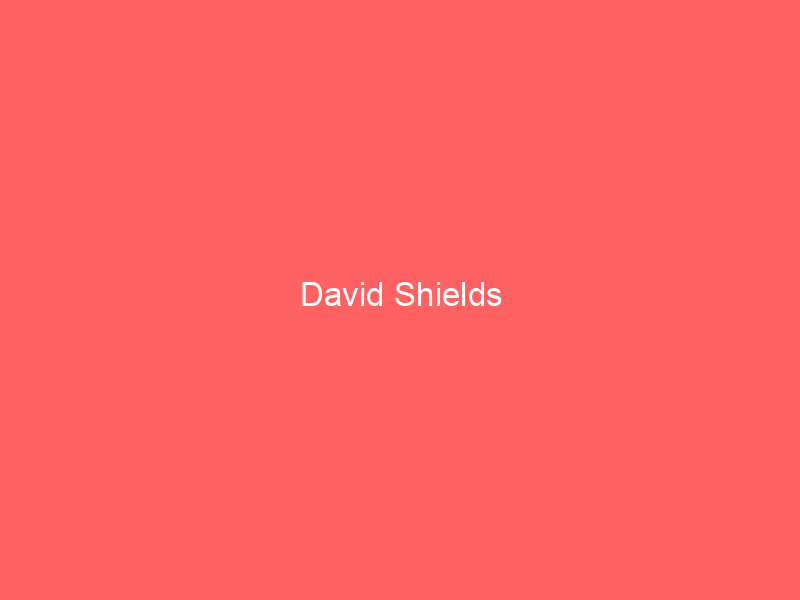 David Shields
