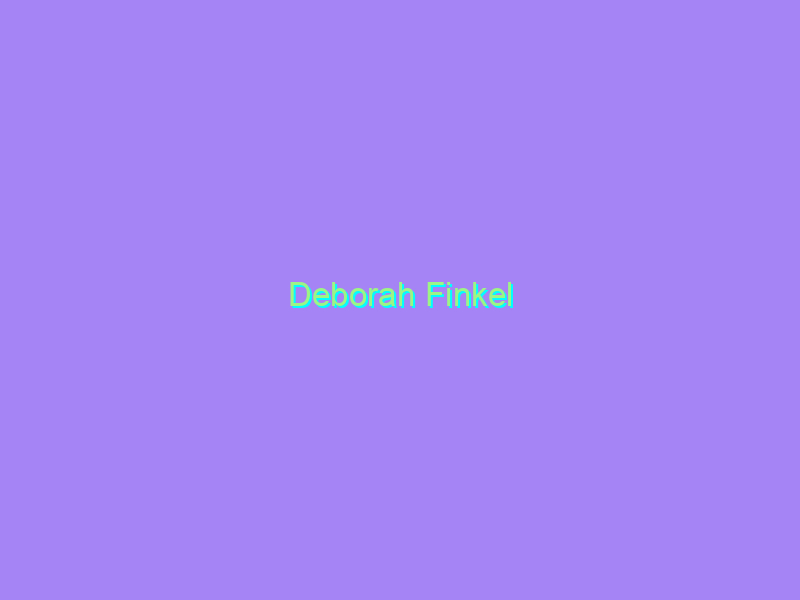 Deborah Finkel