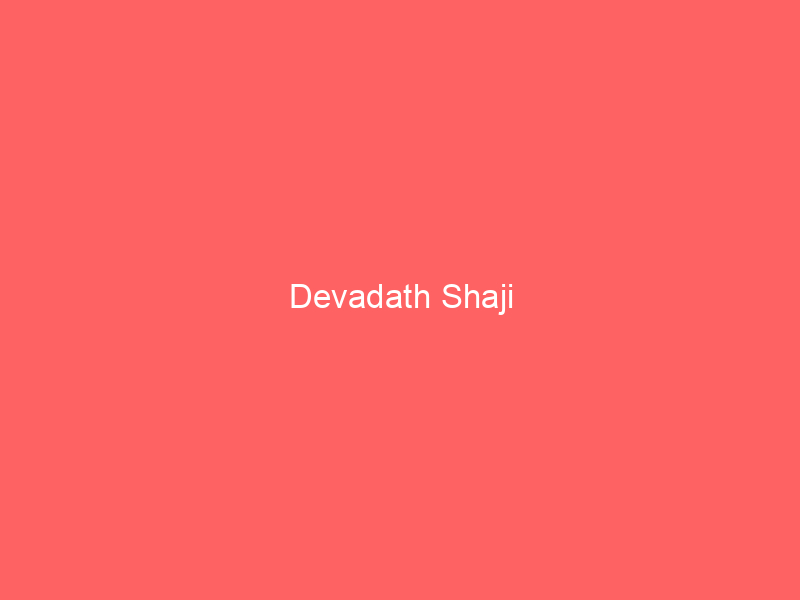 Devadath Shaji