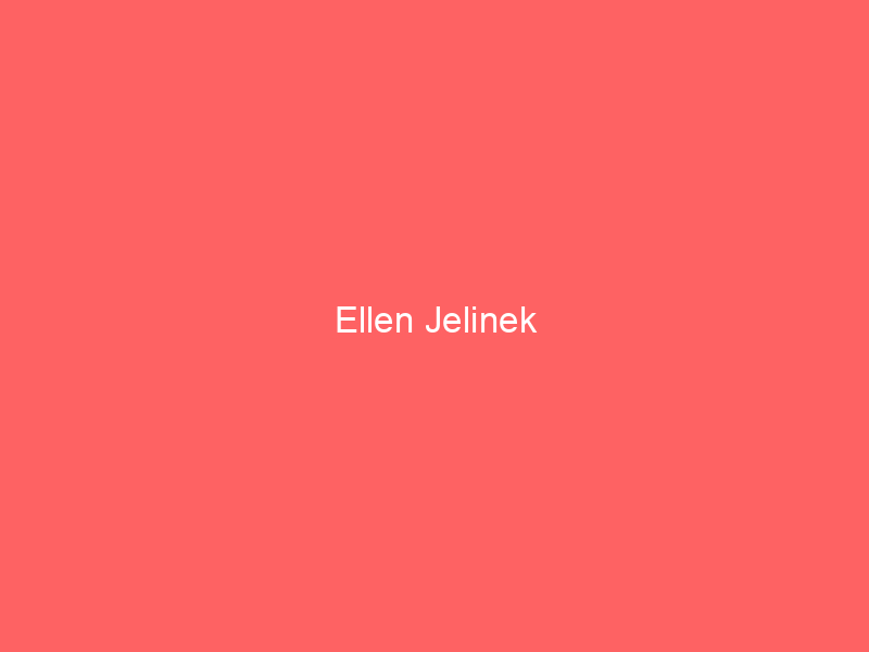 Ellen Jelinek