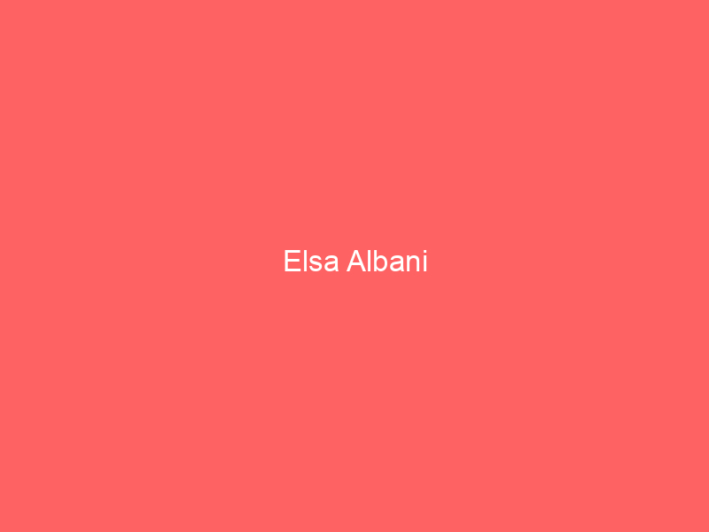Elsa Albani