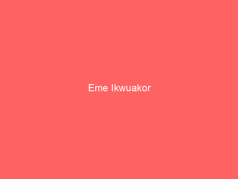 Eme Ikwuakor