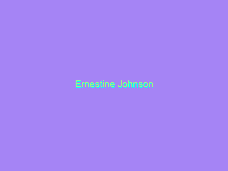 Ernestine Johnson