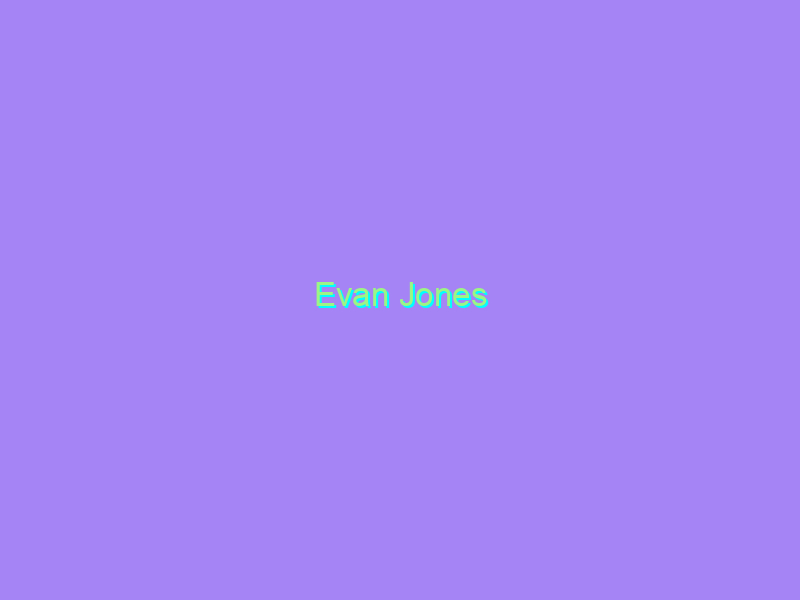 Evan Jones