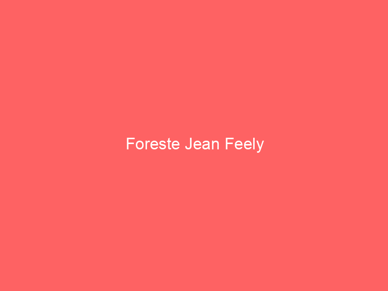 Foreste Jean Feely